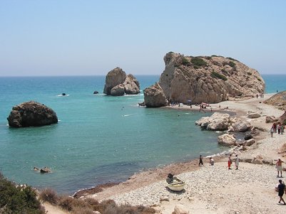 Afroditen Petra tou Romiou -kallio - Kypros