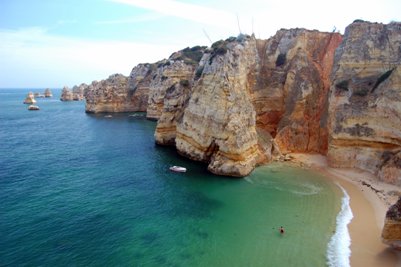 Dona Ana hiekkaranta Algarve Portugali ranta kuva
