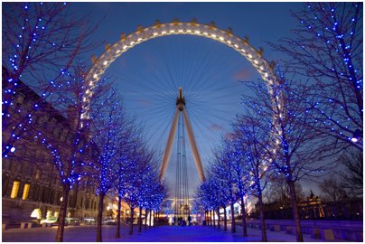 kuva Englanti Lontoo London Eye maailmanpyörä Lontoon silmä loma matka