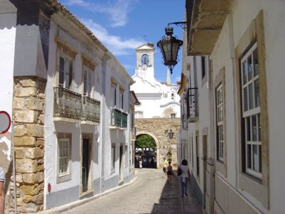 kuva Algarven pääkaupunki Faro Portugali