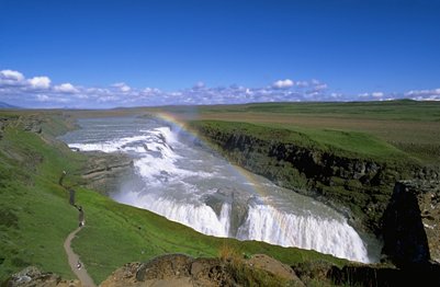 Gullfossin vesiputoukset Islannissa