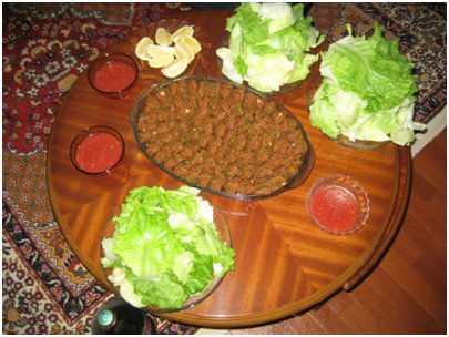 turkkilainen ruoka köfte lihapullat keittiö Turkissa
