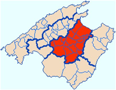 Espanja - Mallorca - Es Plan tasanko karttakuva
