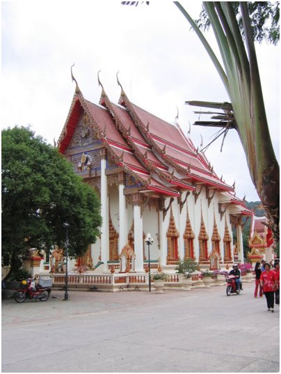 Wat Shalong temppeli kuva Phuket Thaimaa matka